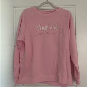 Pink Disney World Sweatshirt